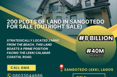 200+ Plots Of Bare Land Measurin 13.5 Hectares With Governor's Consent  ₦40,000,000 per plot