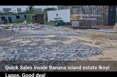 2000sqm Land at Banana  Island Estate Ikoyi Lagos price 3.4million per sqm