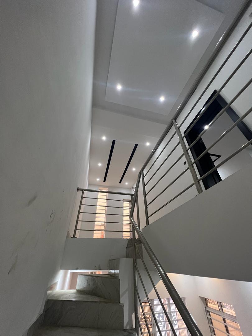 AVAILABLE TO LET  BRAND NEW,SO LUXURIOUS,IN AN ESTATE  4BEDROOM DUPLEX WITH A ROOM BQ, ANNUAL RENT IS 6m