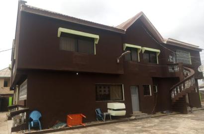 A block of flats consisting of 4 bedroom apartment  With 2 units of  a 3 bedroom bedroom apartments  And 2 units of a selfcon for sale at alaba international