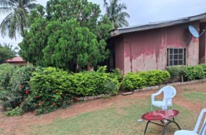 1200sqm Piece Of Land With 4 Bedroom Bungalow
