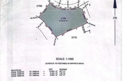 LAND FOR SALE @ ASOKORO    Location: Next to Wike's house in Asokoro Main Abuja   Size: 2729.85sqm  Purpose: Residential